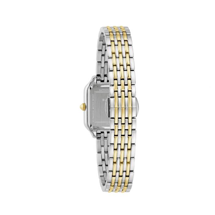 Orologio Donna Bulova Quarzo Solo Tempo Sutton Square Acciaio Bicolore 98L330