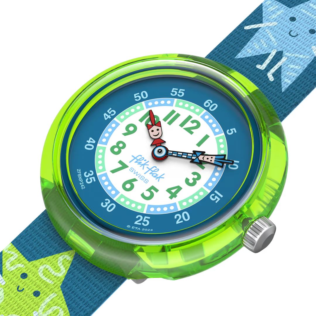 Orologio Bambino Swatch Flik Flak STARRY GLOW ZFBNP242