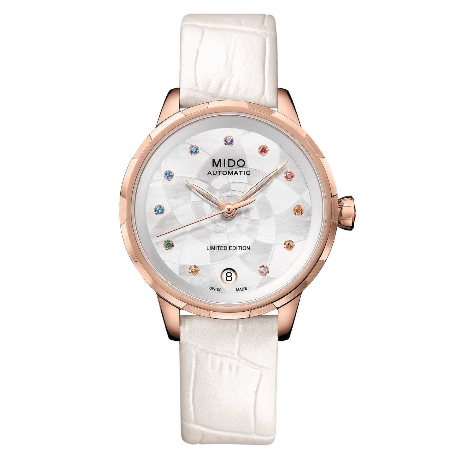 Orologio Mido Donna Automatico Limited Edition Madreperla Zaffiri M0432073310900