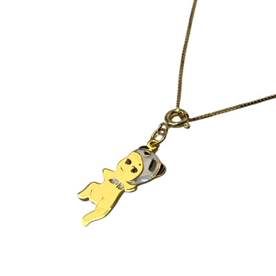 Ciondolo Donna Ragazza Sonny Angels Re Mida Argento Dorato 925 Smalto Sonny Angels-8O