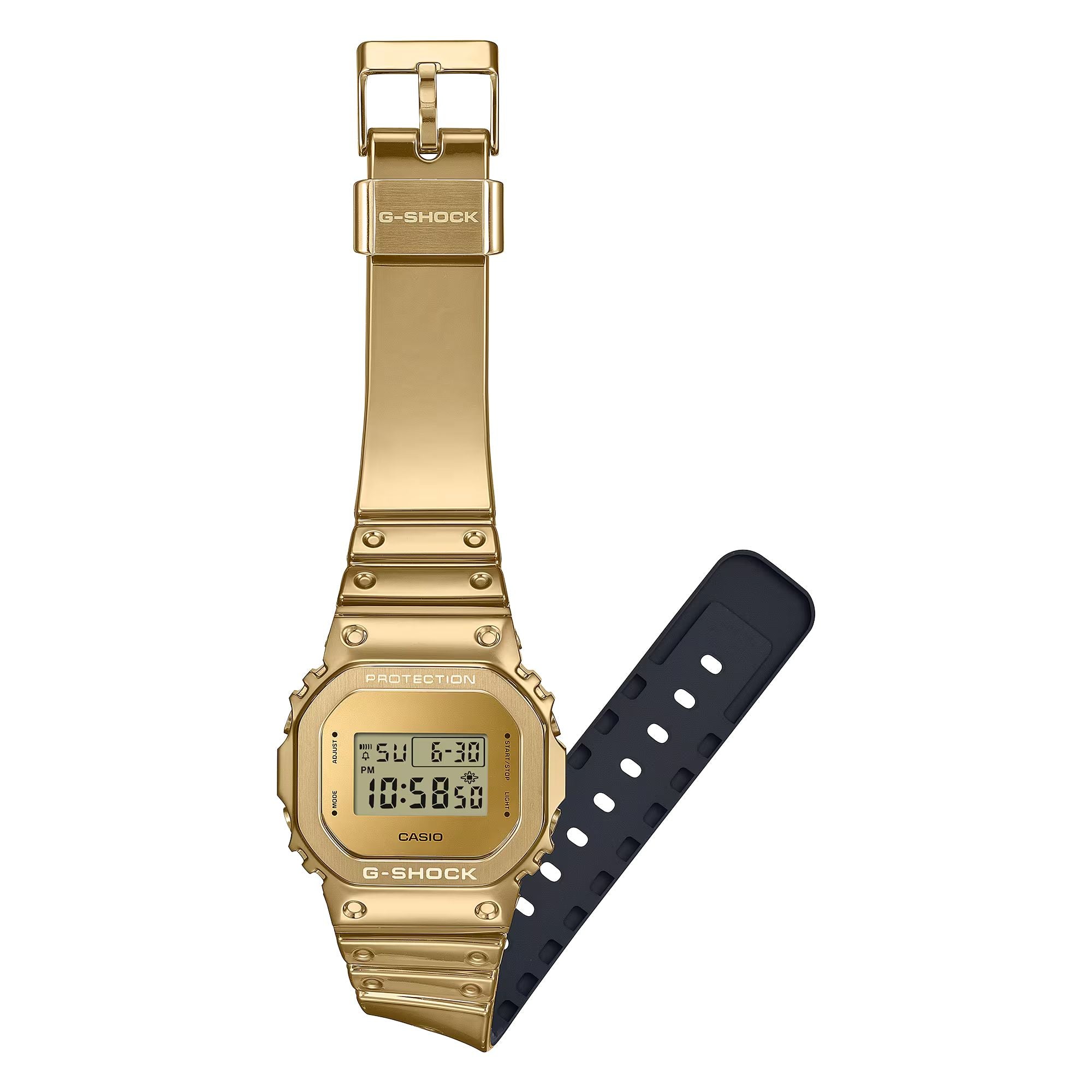 Orologio Uomo Casio G-SHOCK Resina Flex Dorata Oro GM-5600YMG-9ER