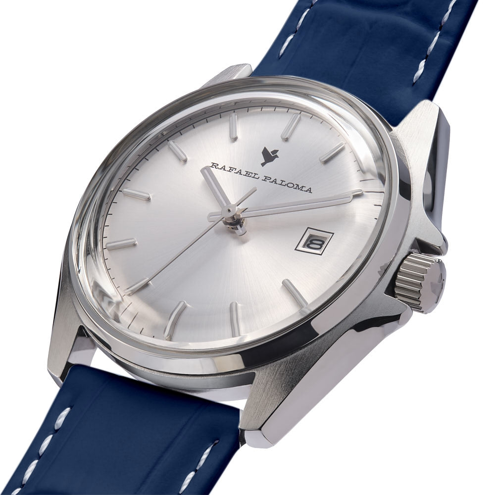 Orologio Uomo Acciaio  e cinturino pelle ORP009010