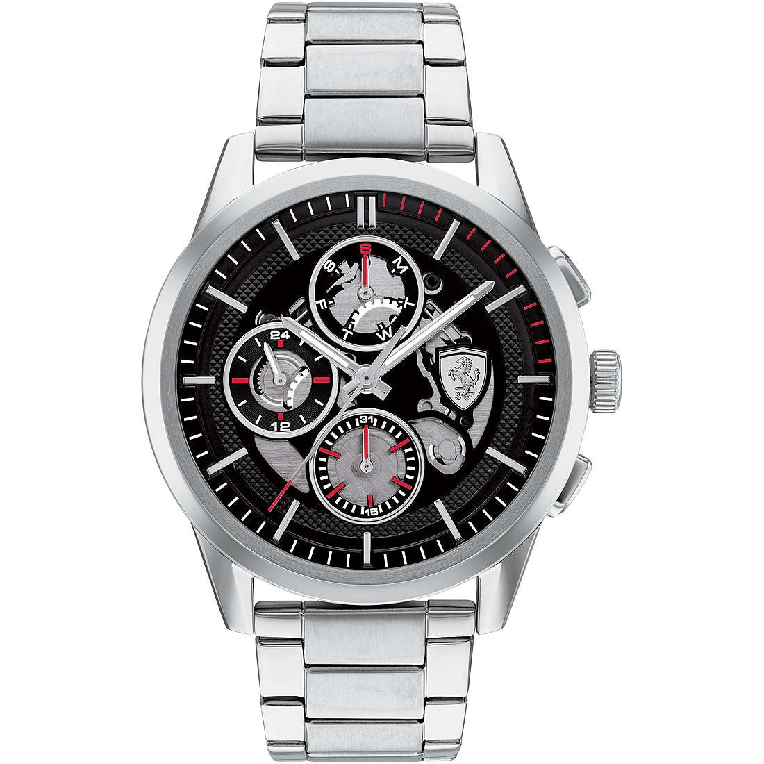 Orologio Uomo Ferrari Acciaio Quarzo Cronografo Grand Tour FER0830831