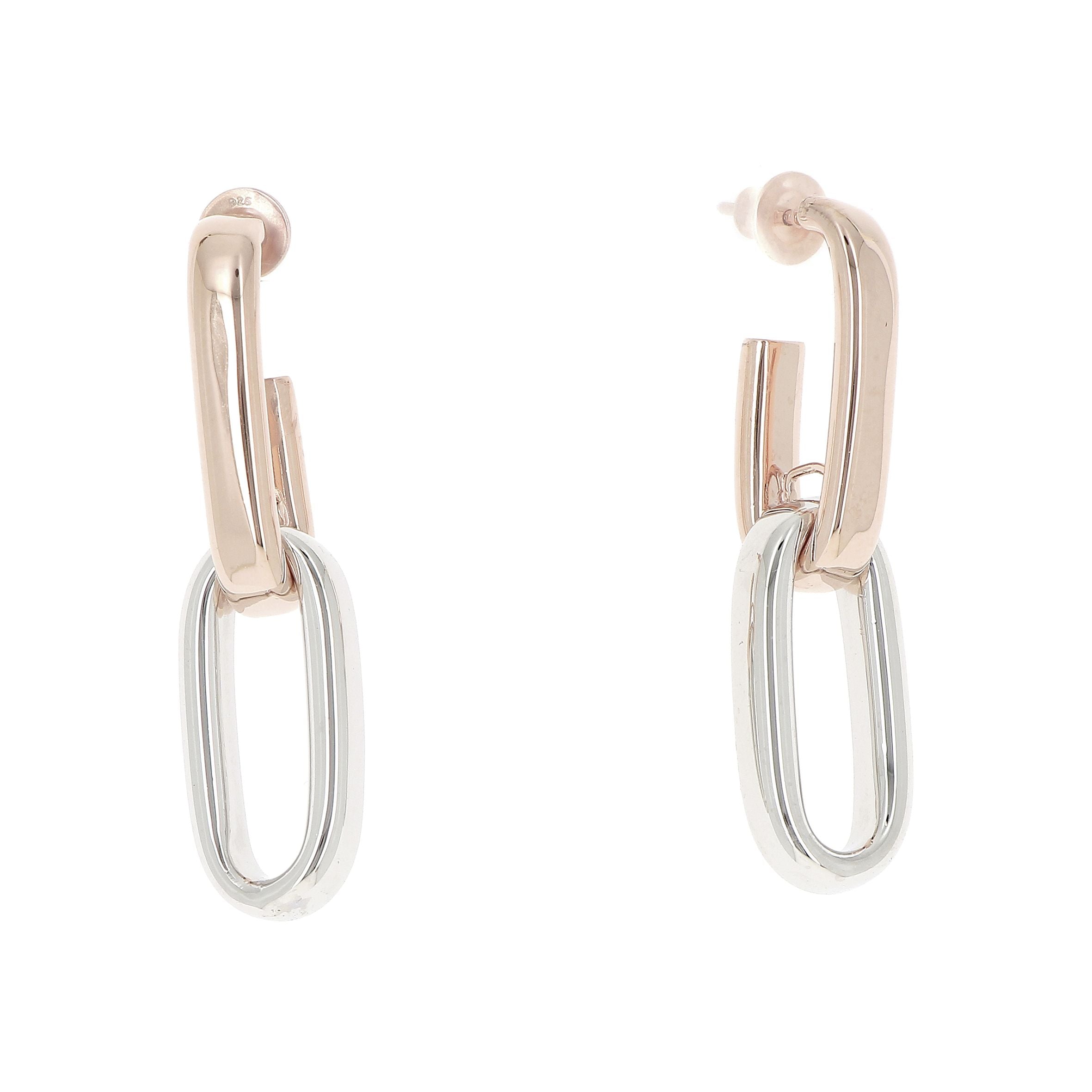 Orecchini Donna Pesavento argento 925 Rosè e Bianco WPLVO1890