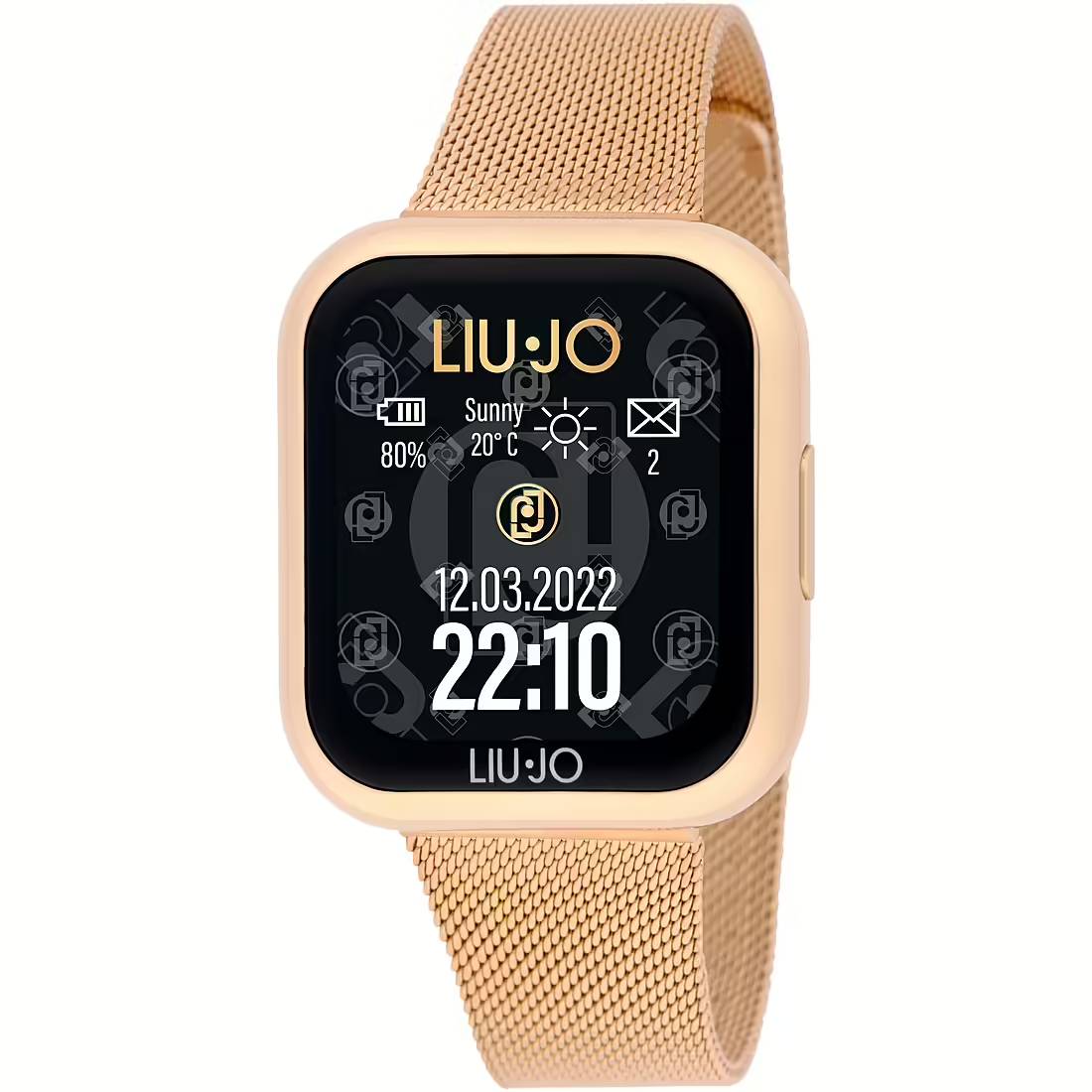 Orologio Donna Liu Jo Smartwatch Voice Mini Rosè Acciaio SWLJ150