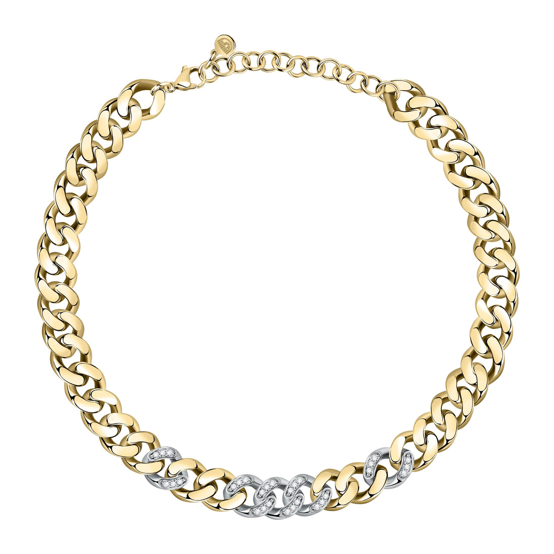 Collana Donna Chiara Ferragni Catena Groumette Zirconi Bianchi