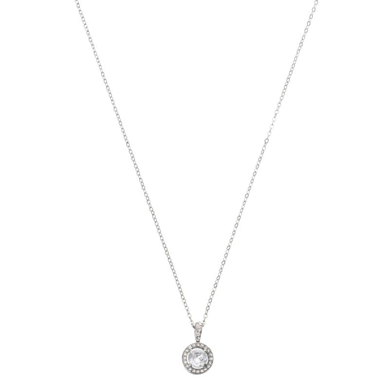 Collana Donna Liu Jo Acciaio Maglia Rollò Punto Luce Grande Zirconi Bianchi LJ2197