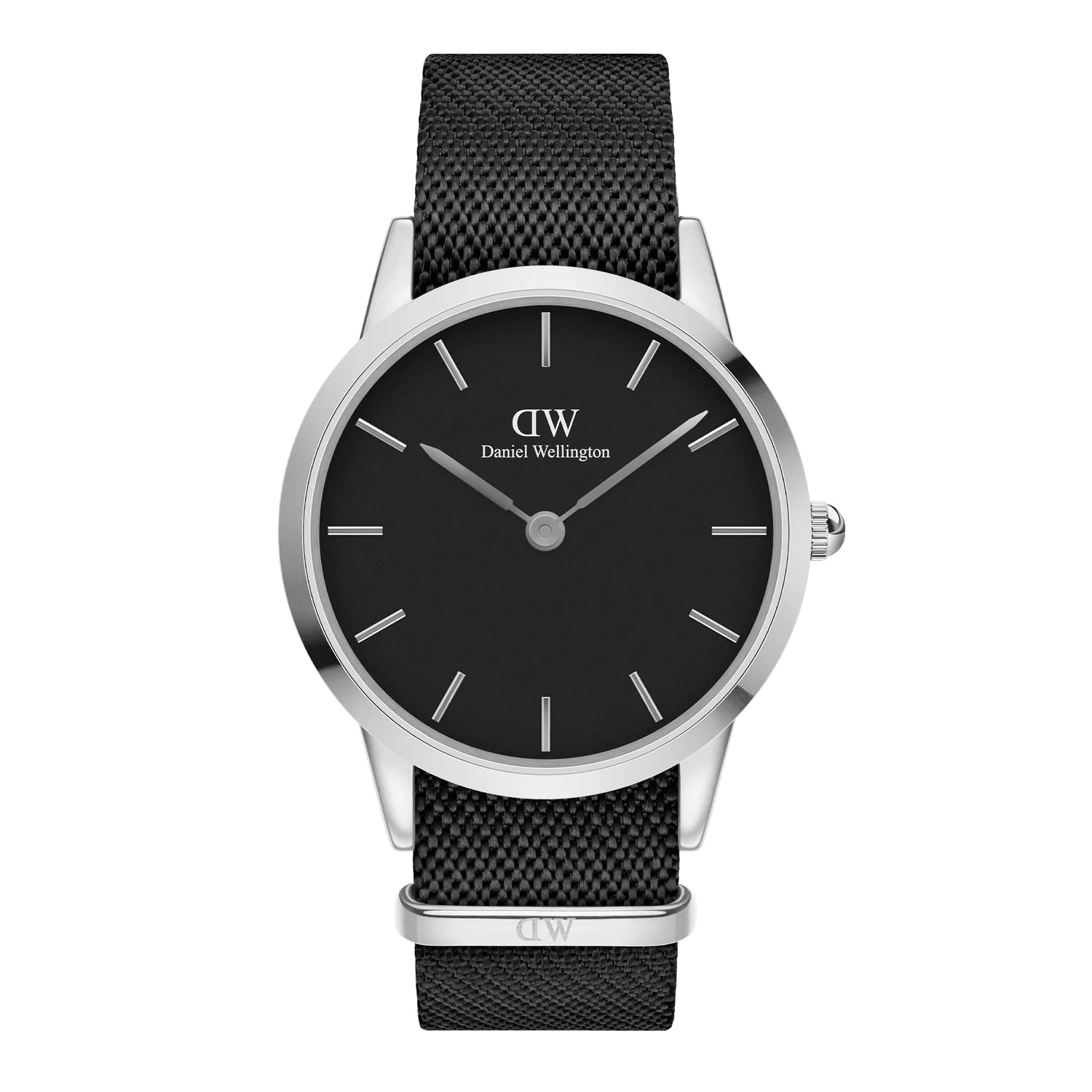 Orologio Uomo Daniel Wellington Acciaio Iconic Nato Cordura Nero 40 mm DW00100678