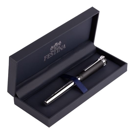 Penna Uomo Acciaio Festina Nero Biro Cappuccio FWS5109/A