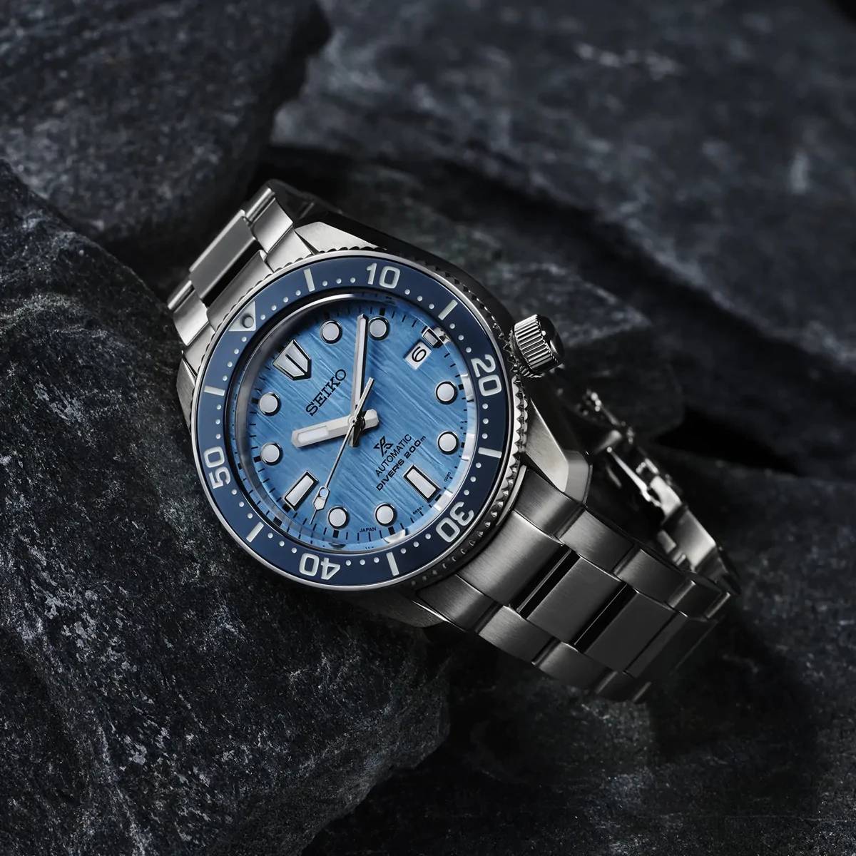 Orologio Uomo Seiko Prospex Glacier Save The Ocean Automatico SPB299J1