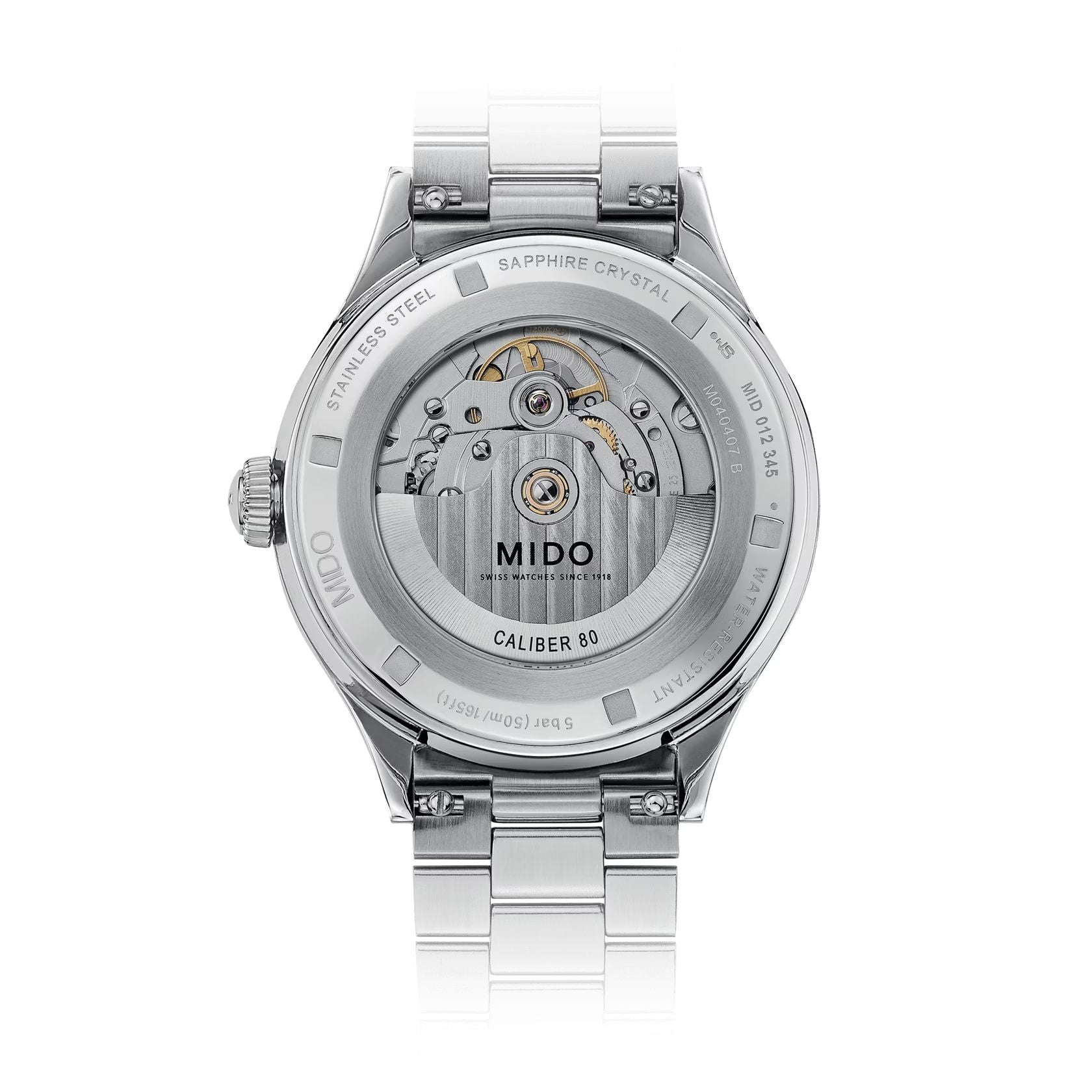 Orologio Uomo Mido Patrimony Powerwind Multifort Argentè M040407110310