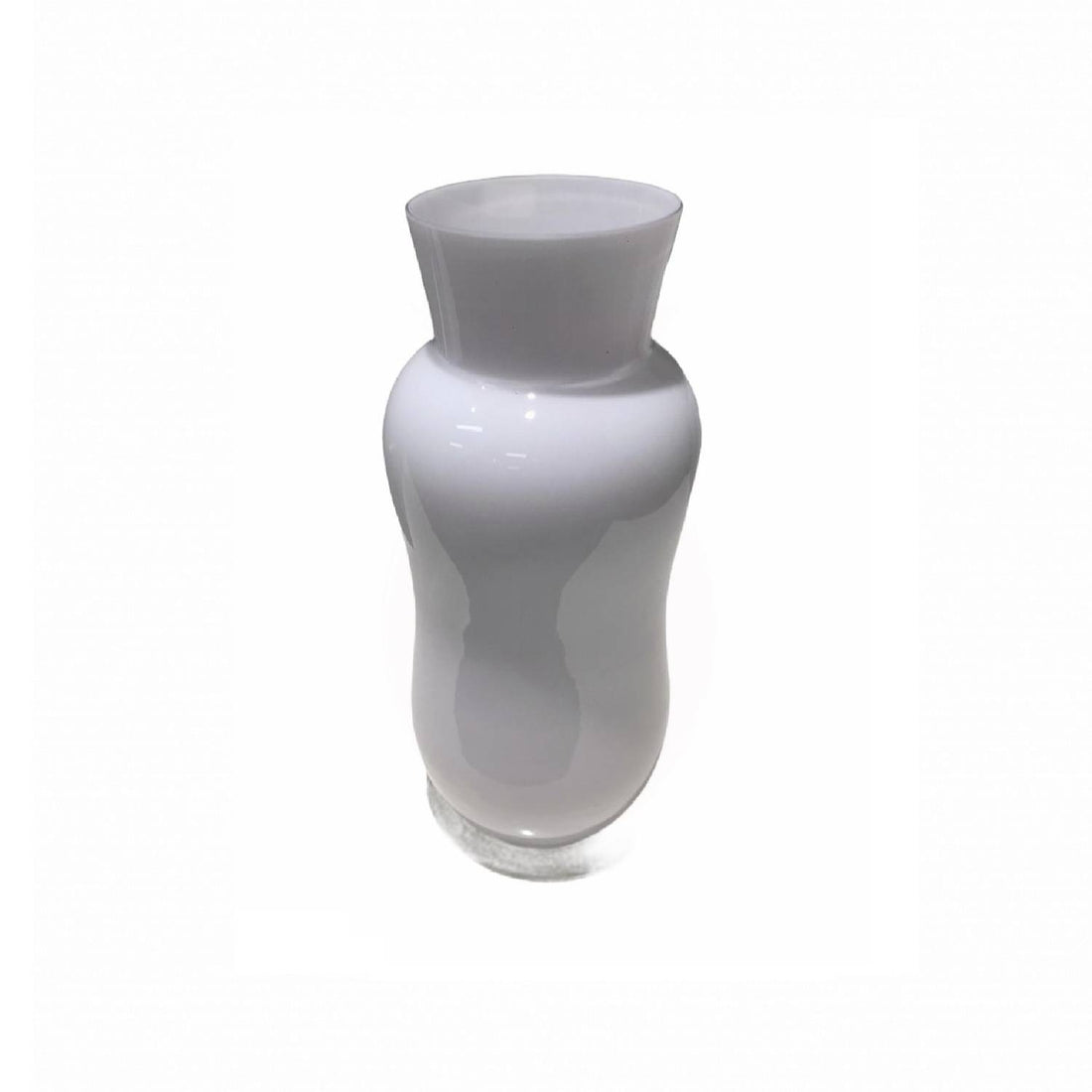 Vaso Cristallo OnlyLux Nuvola Bianco Lucido 40 cm Cilindro OL02520
