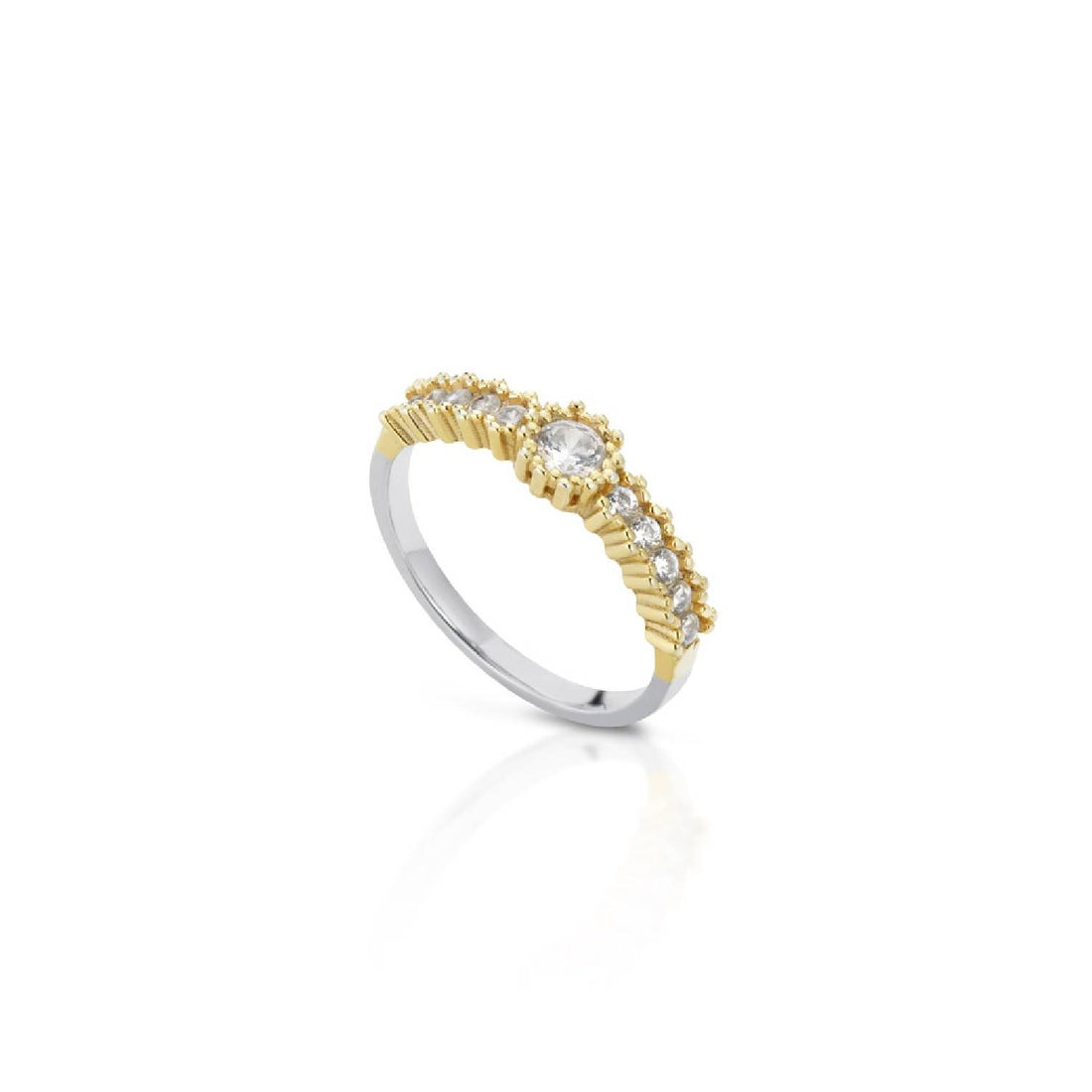 Anello Donna Argento 925 Regolabile Roberto Giannotti Zirconi Giallo GIA387-20