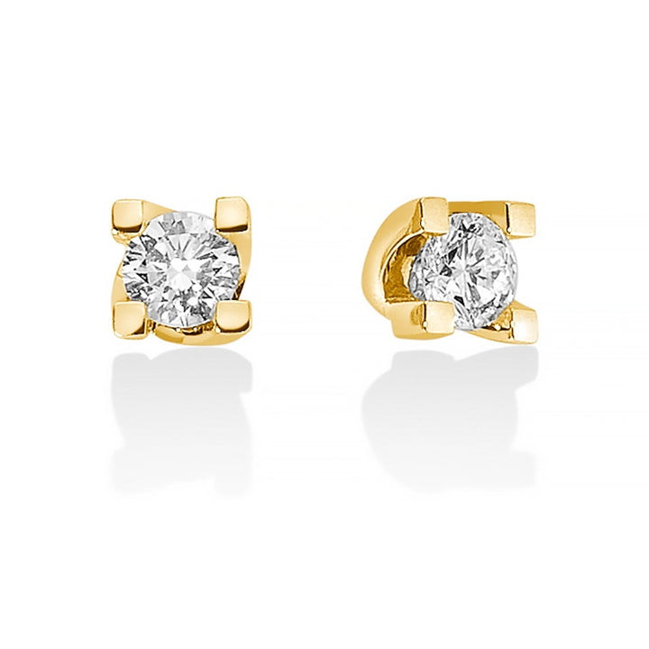 Orecchini Donna Miluna Oro Giallo Diamanti Punto Luce ERD5068G-020