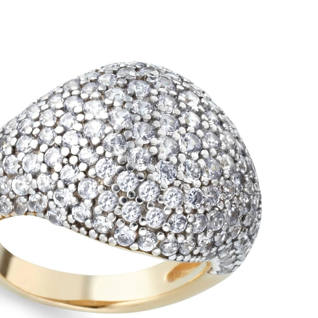 Anello Chevalier Donna Laura P. Argento Dorato 925 Zirconi Lavanda AN0106GL/6