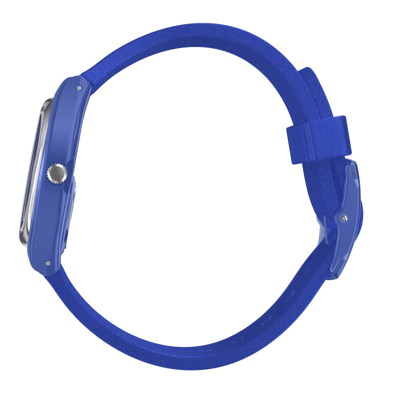 Orologio Unisex Bambino Swatch Blurry Blue Quarzo Scheletrato GL124