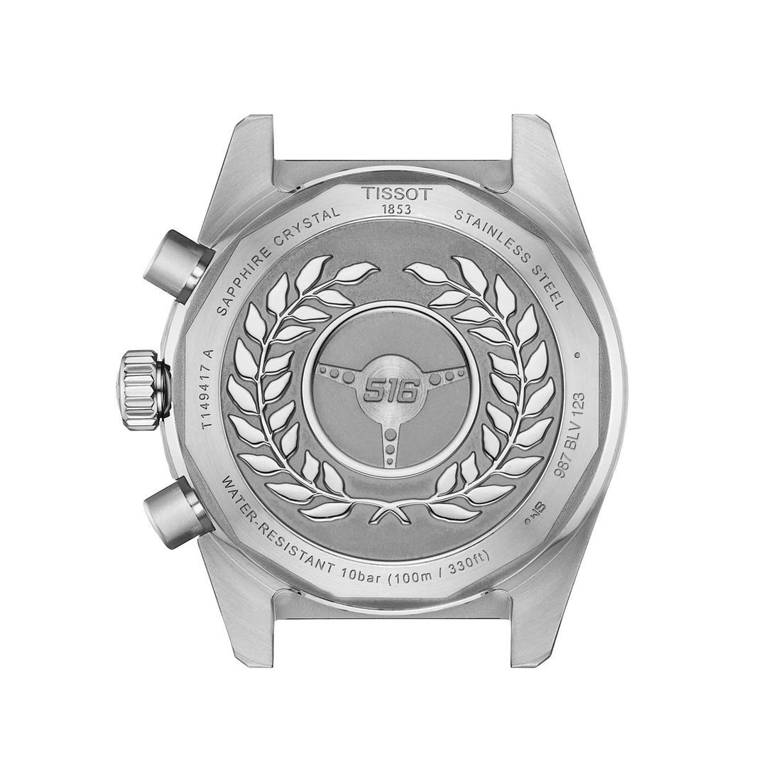 Orologio Tissot Uomo Acciaio Oro Rosè PR516 Cronografo Nero T1494172205101