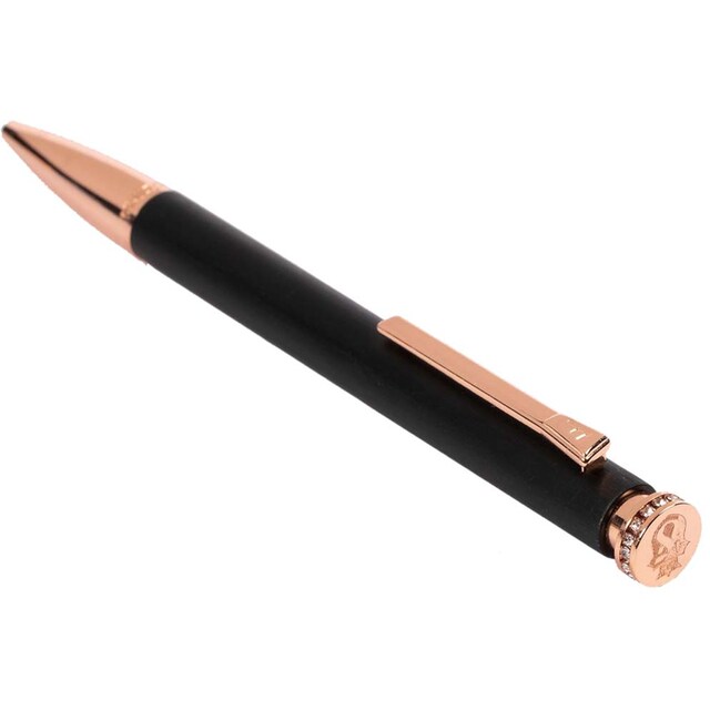 Penna Donna Festina Acciaio Nero Satinato Rosè Zirconi FS123/A