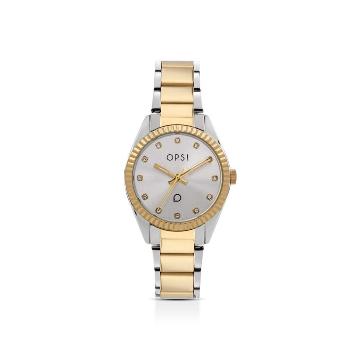 Orologio Donna Ops Acciaio Bicolore Dorato Quarzo OPSPW-1039-3450