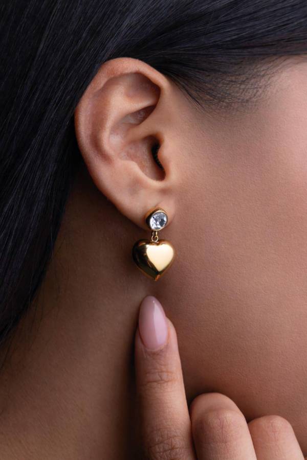 Orecchini Donna 4US Cesare Paciotti Acciaio Cuore 4UOR8098W