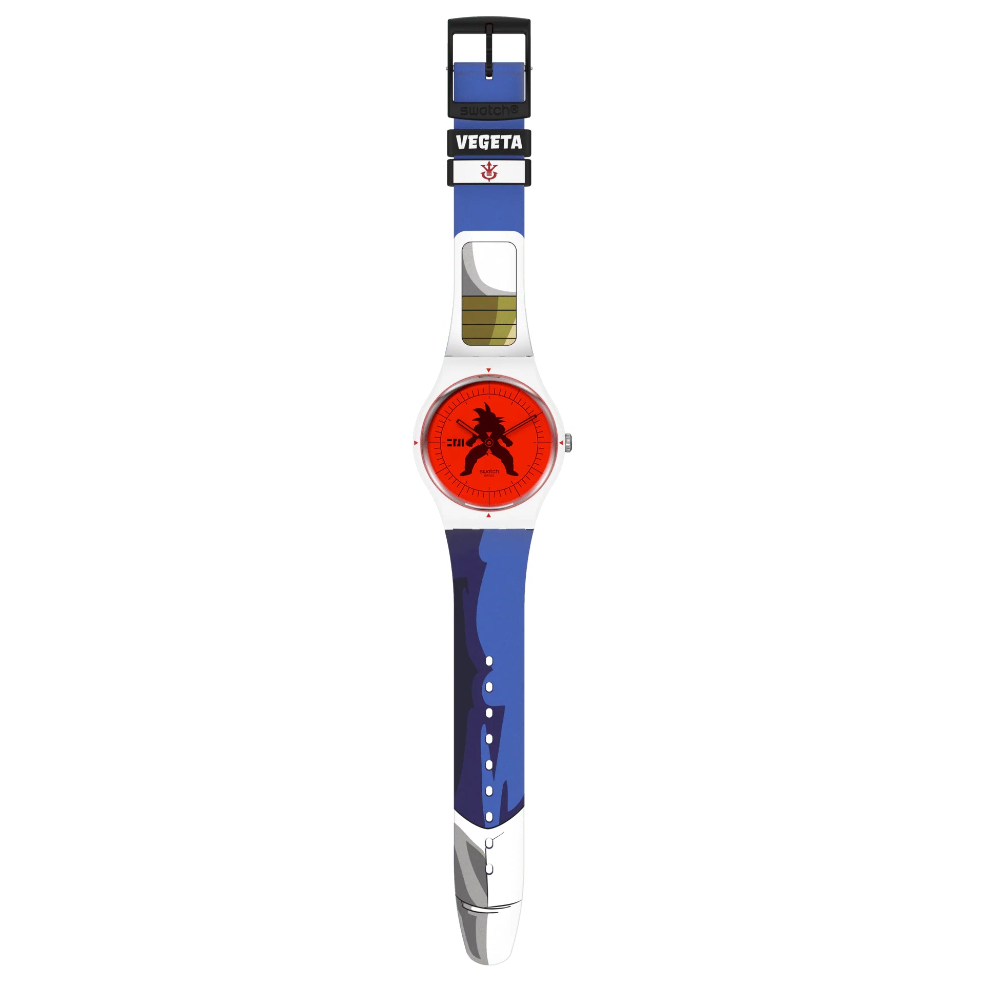 Orologio Uomo Swatch Dragonball Vegeta Quarzo Solo Tempo SUOZ348