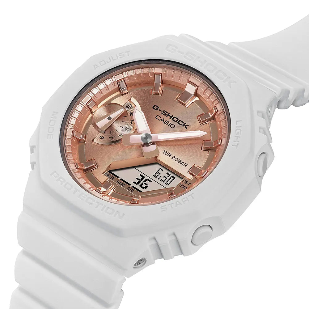 Orologio Donna Casio G-SHOCK Gomma Quarzo Bianco GMA-S2100MD-7AER