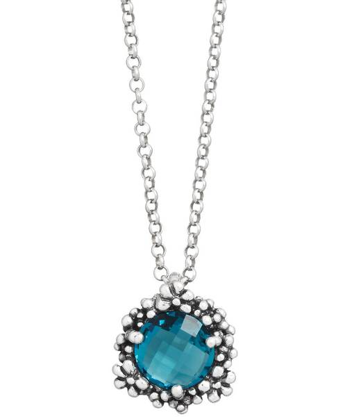 Collana Donna Giovanni Raspini Argento 925 Pendente Blue Ivy 12425