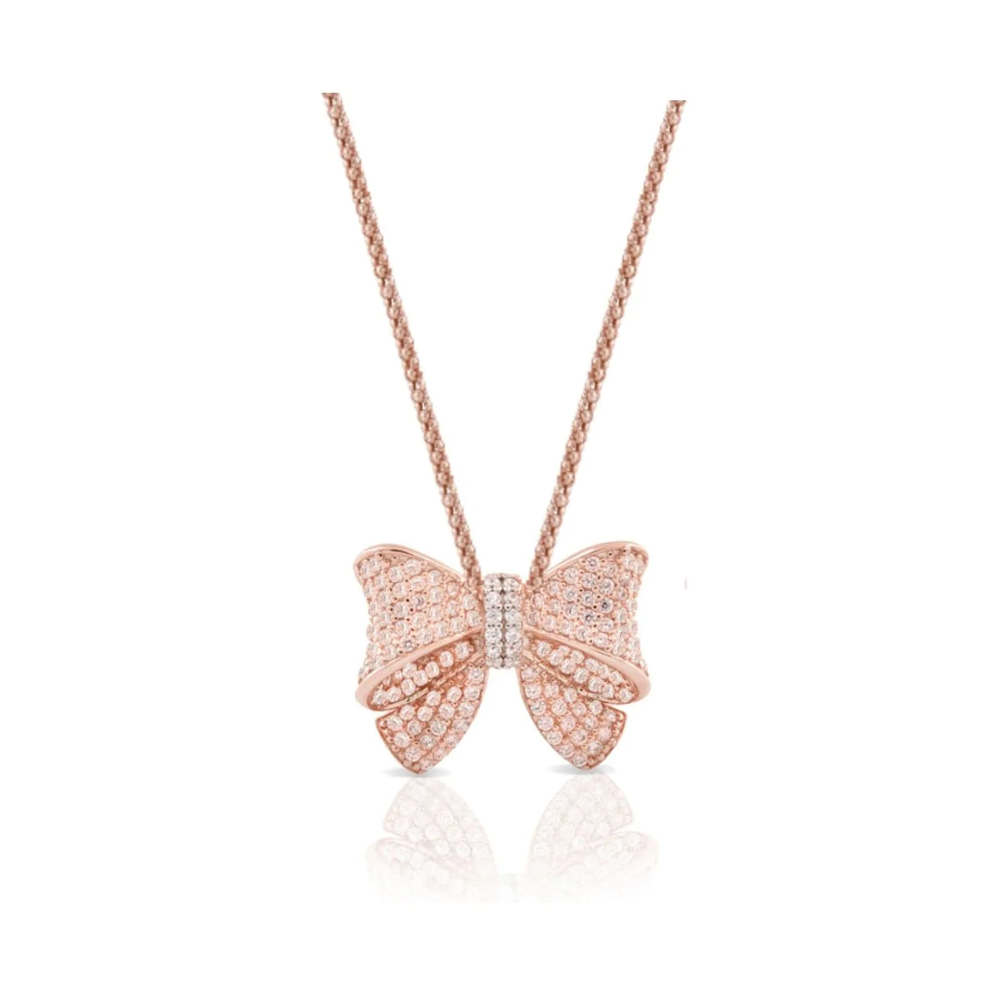 Collana Donna Sogni Argento 925 Dorato Zirconi Colorati Fiocco CL079RRS