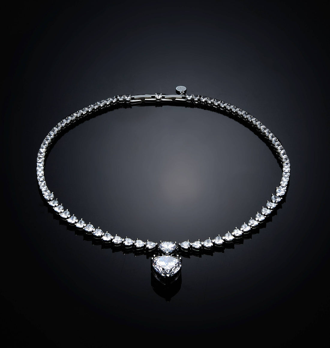 Collana Donna Chiara Ferragni Acciaio Zirconi Bianchi Cuore Pendente J19AVG06