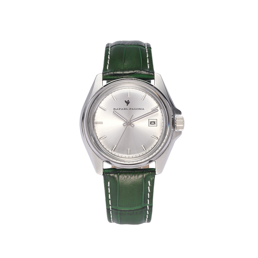 Orologio Uomo Rafael Paloma Acciaio Pelle Argentè Data ORP0090013