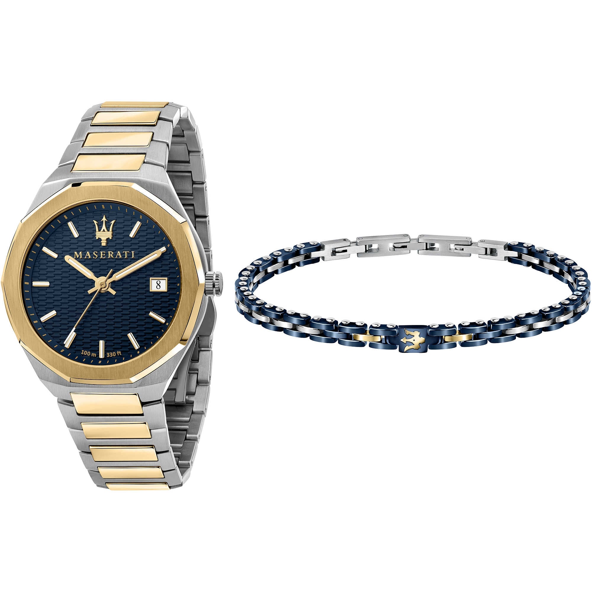 Orologio Uomo e bracciale  Acciaio Maserati Quarzo R8853142009
