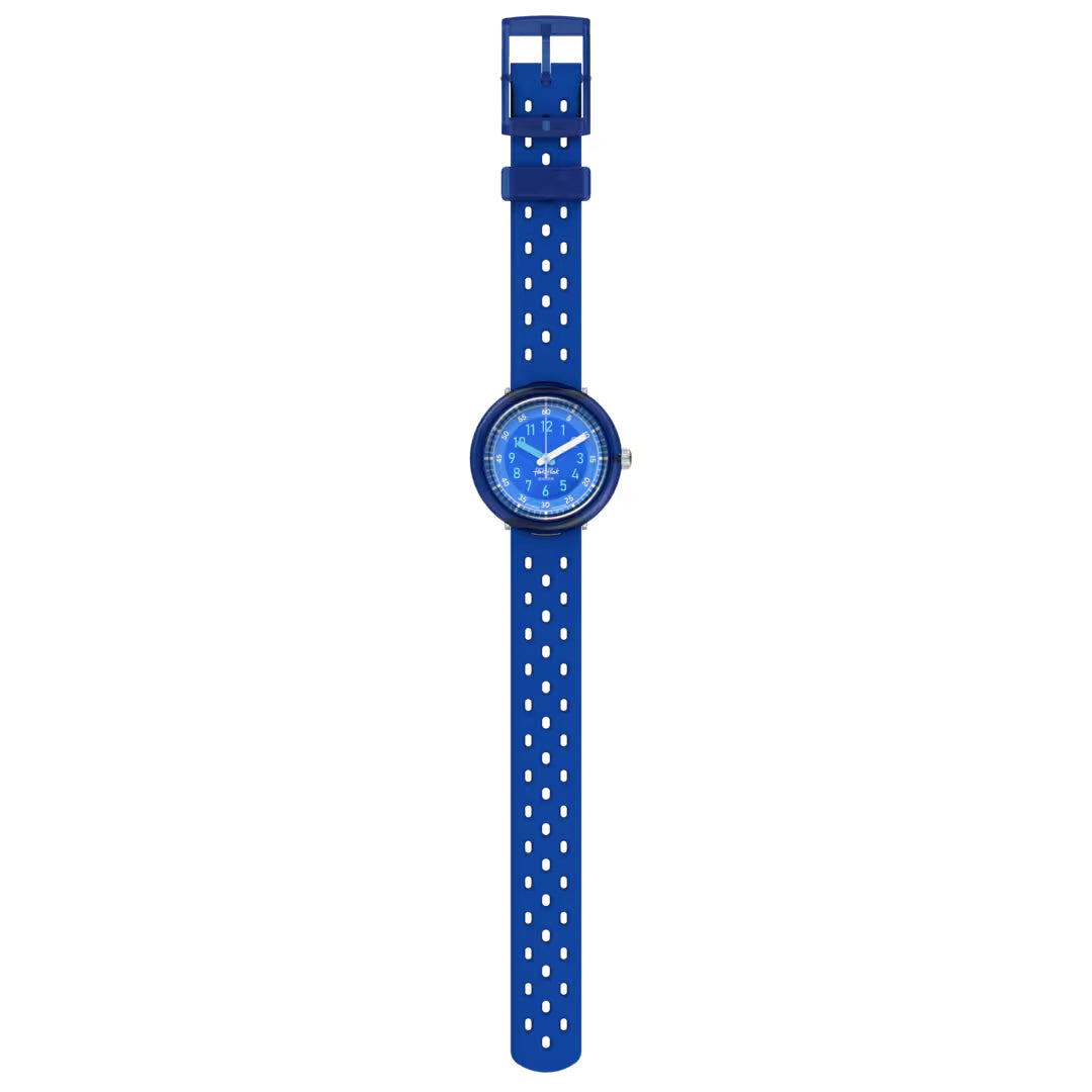 Orologio Bambino Swatch Flik Flak Gomma Blu FIZZ IN BLUE ZFCNP002
