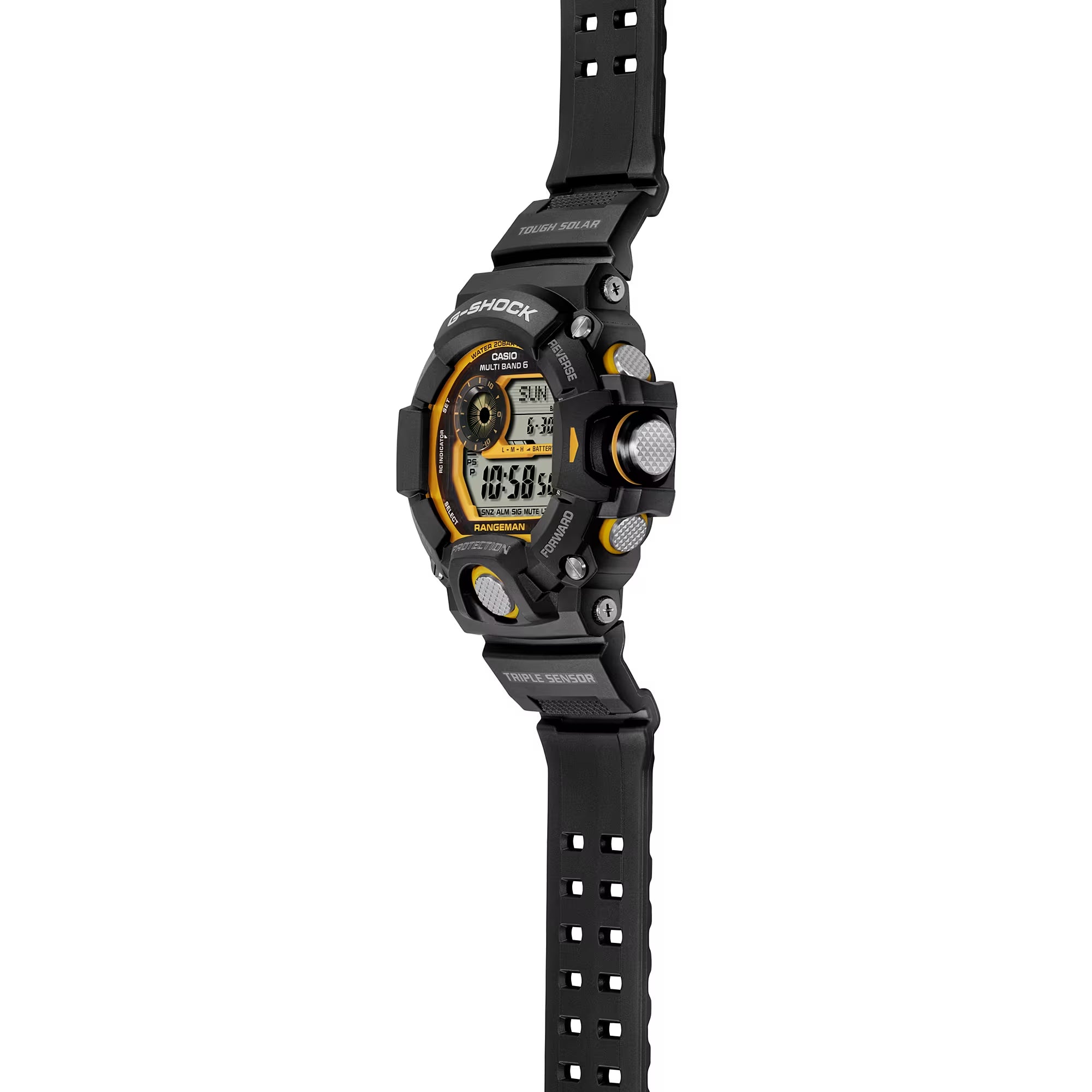 Orologio Uomo Casio G-SHOCK Rangeman Digitale Nero Giallo Emergenza GW-9400Y-1ER