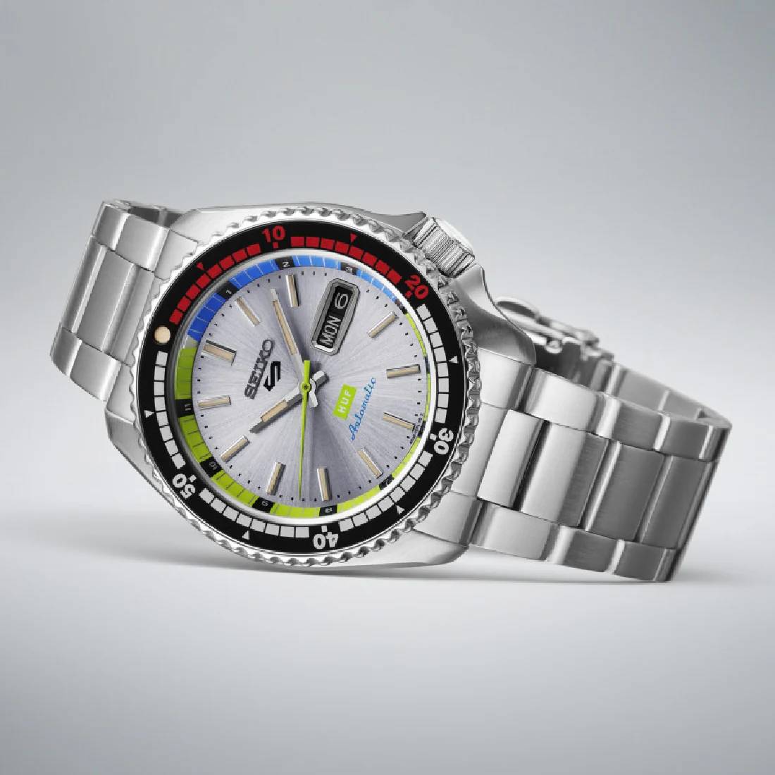 Orologio Uomo Seiko 5 HUF Edizione Limitata Acciaio Verde SRPL33K1