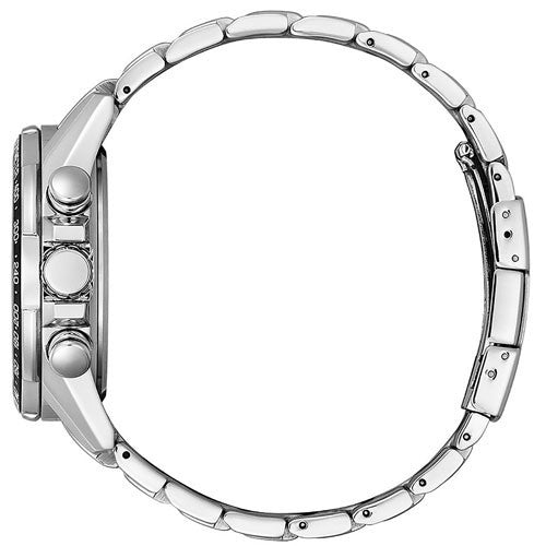 Orologio Uomo Citizen Acciaio Radio Controllato Eco Drive Data Verde CB5914-89X