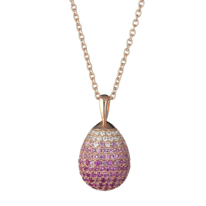 Collana Tsars in Argento con Zirconi Bianchi e Rosa "9NINE" 9P21RR