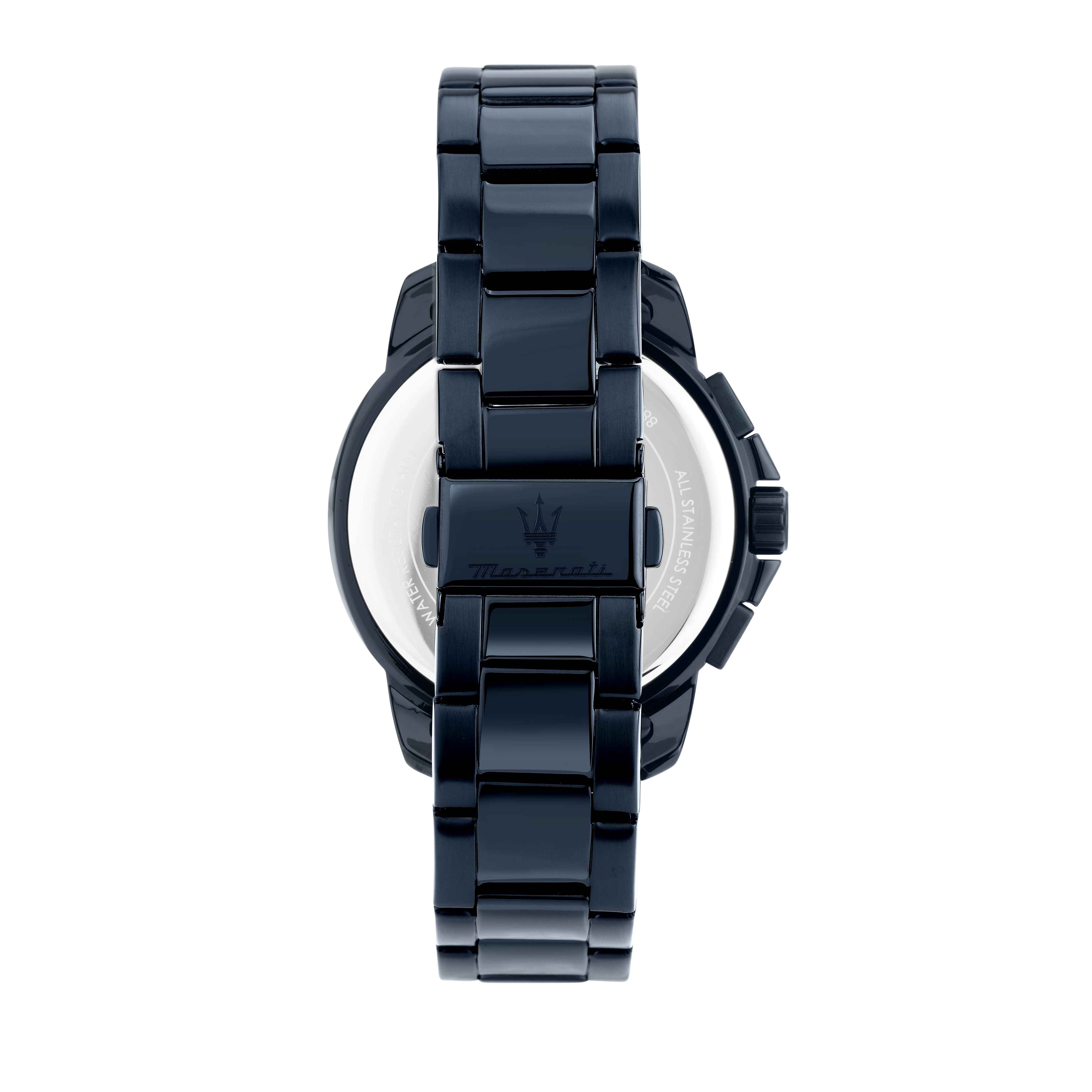 Orologio Uomo Maserati Acciaio Blu PVD Quarzo Cronografo Data R8873621040