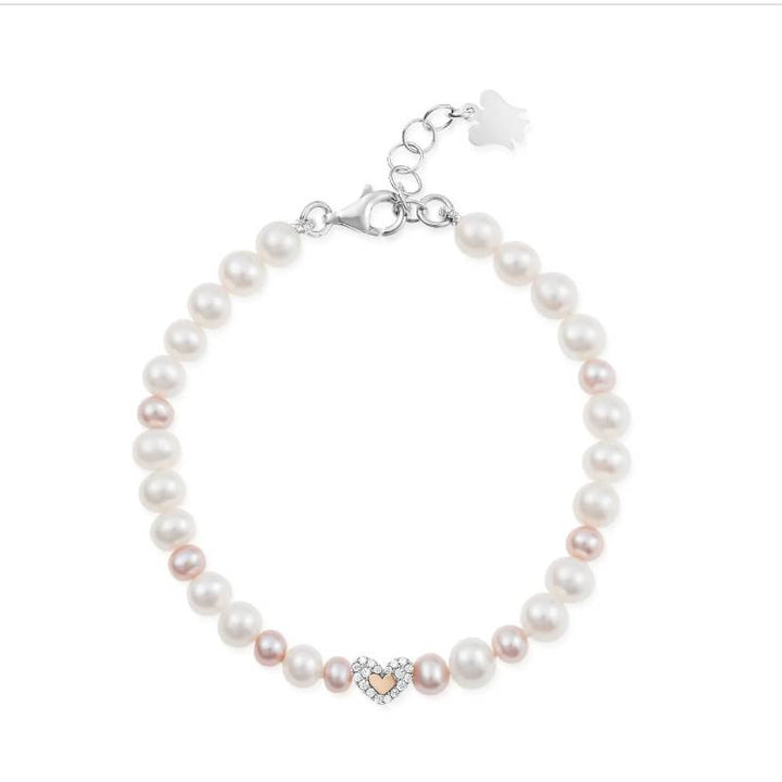 Bracciale Donna Roberto Giannotti Perle Cuore GIA476