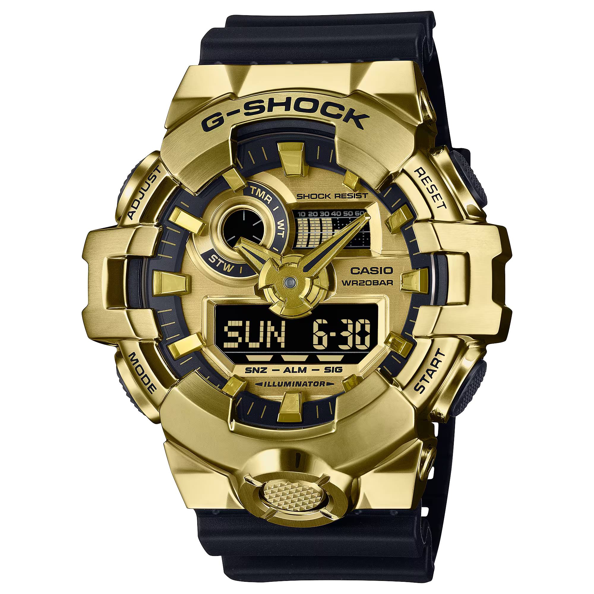 Orologio Uomo Casio G-SHOCK Acciaio Dorato Nero GM-700G-9AER
