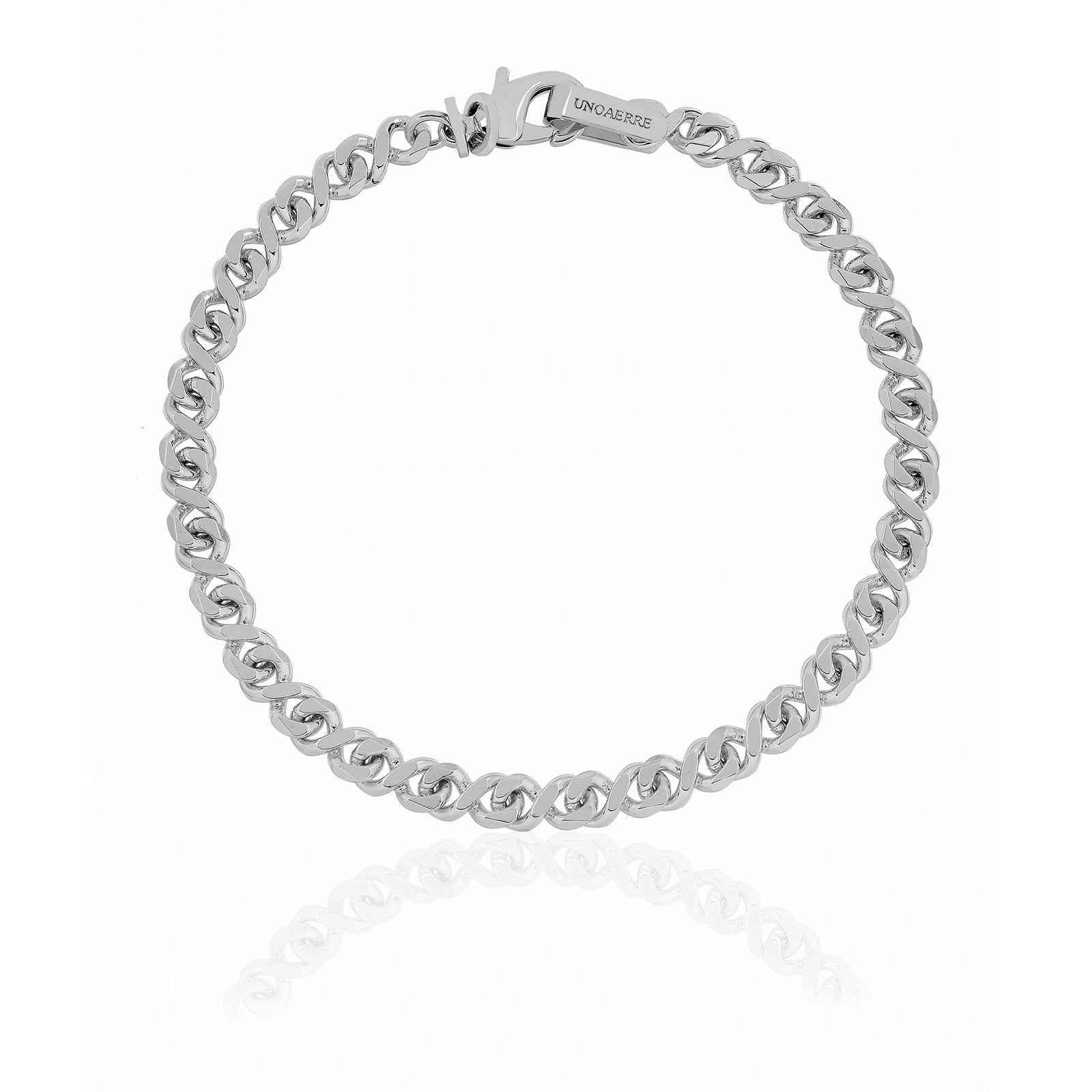 Bracciale Uomo Unoaerre Acciaio  Maglia occhio di pernice 560813