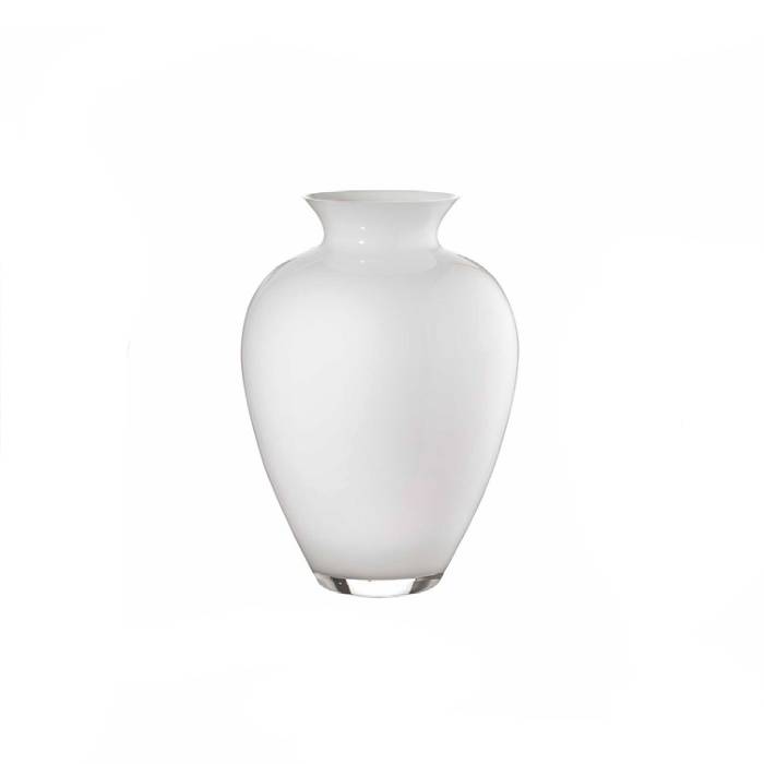 Vaso Onlylux Vetro Aurora Bianco 38,5 cm OL02096
