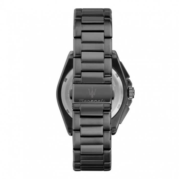 Orologio Uomo Maserati Velocità Acciaio Satinato Grigio Quarzo Blu Crono Data R8873652015