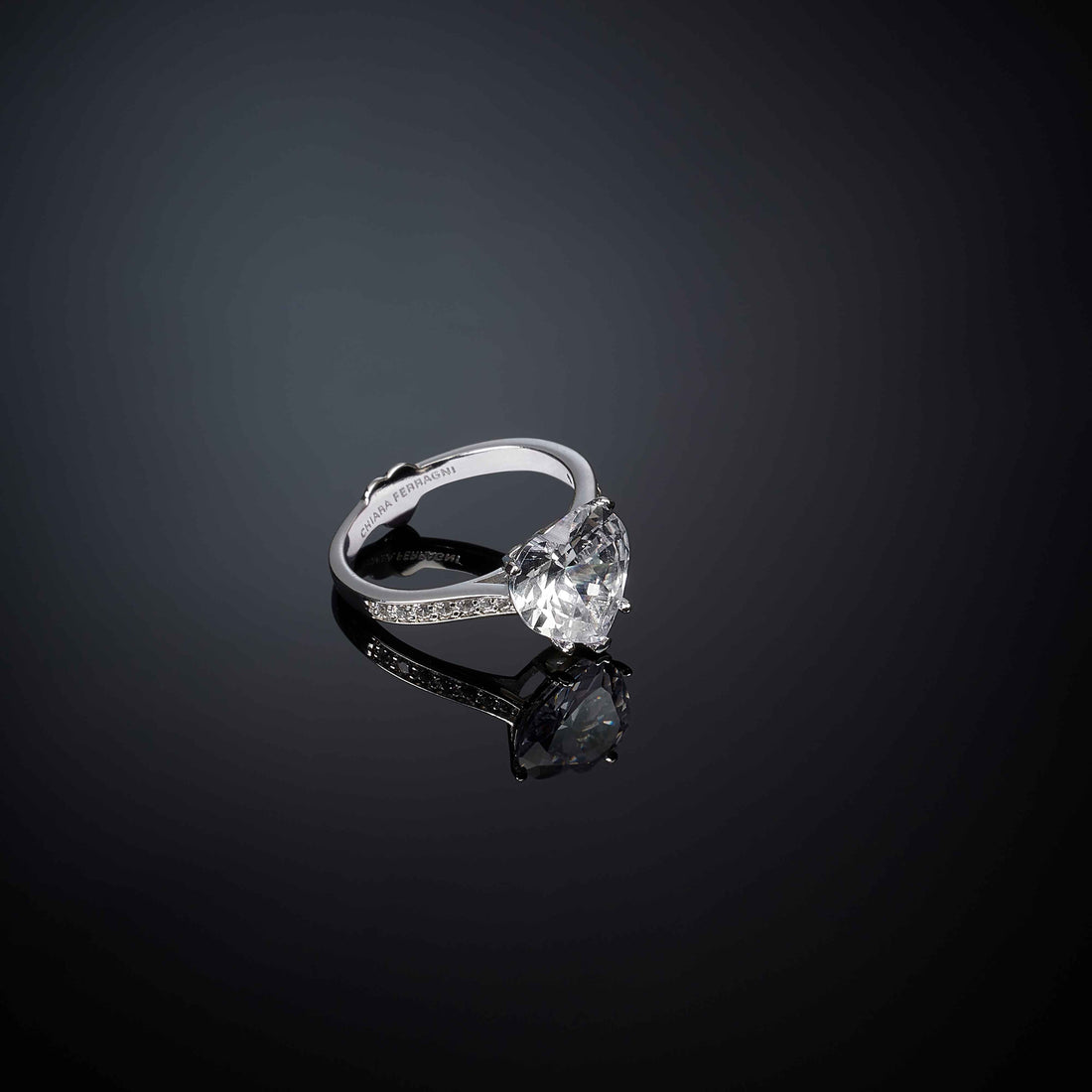 Anello Donna Chiara Ferragni Cuore Zirconi Acciaio J19AVF01014