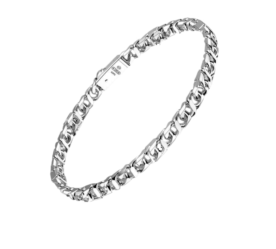 Bracciale Uomo Zancan Catena Groumette Argento 925 EXB884