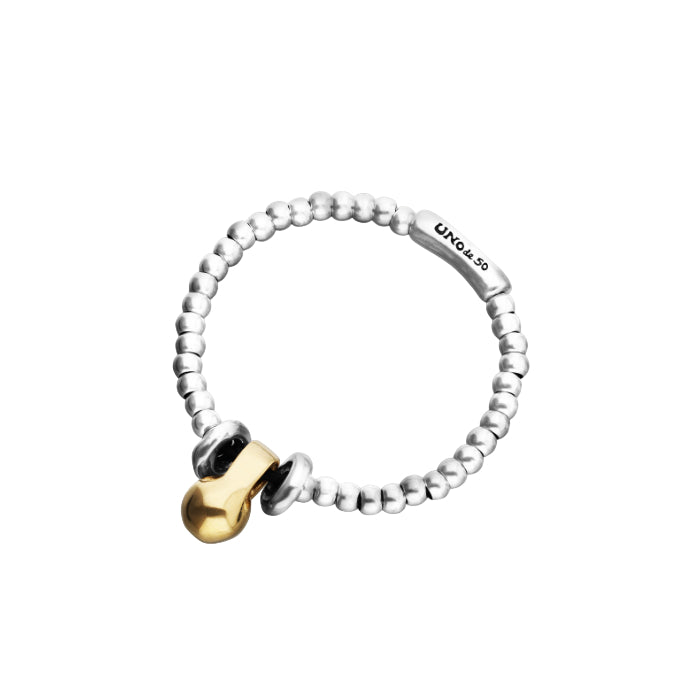 Bracciale Donna Uno De 50 Sfere Placcato Argento Oro PUL2609OROMTL0M