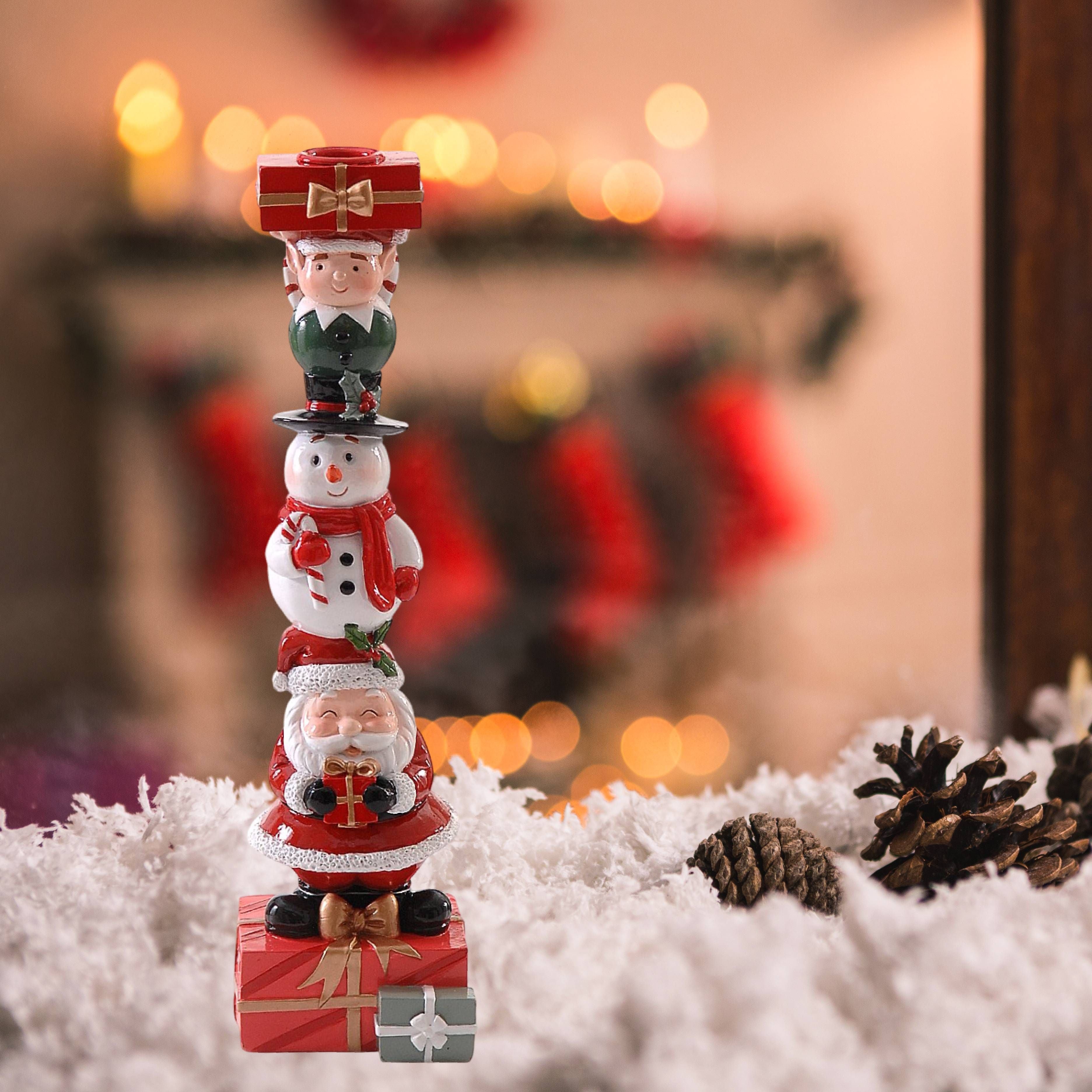 Portacandela Vetur Rosso 31 cm 17006