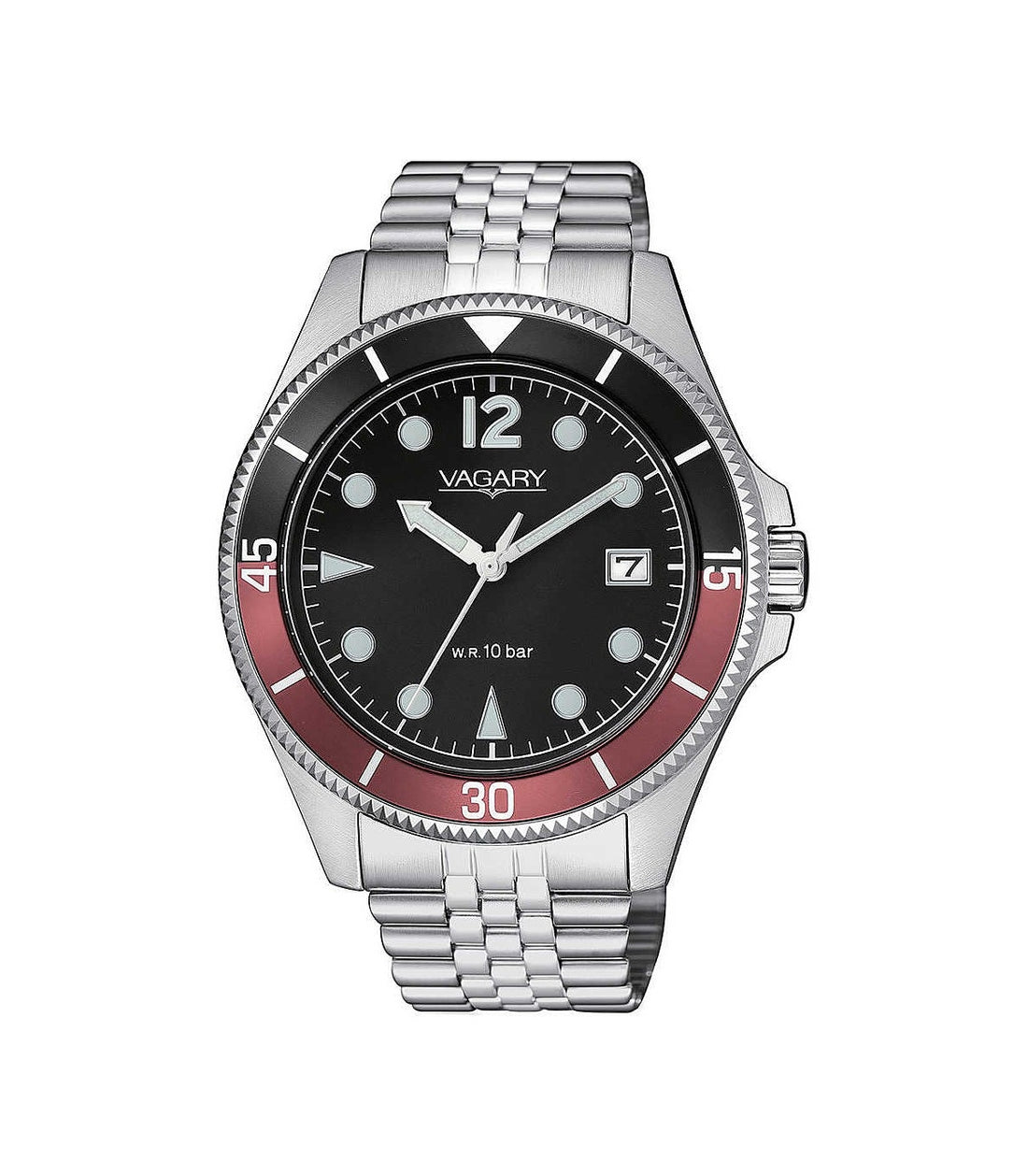 Orologio uomo solo tempo Vagary By Citizen Acqua cinturino jubilee VD5-015-59