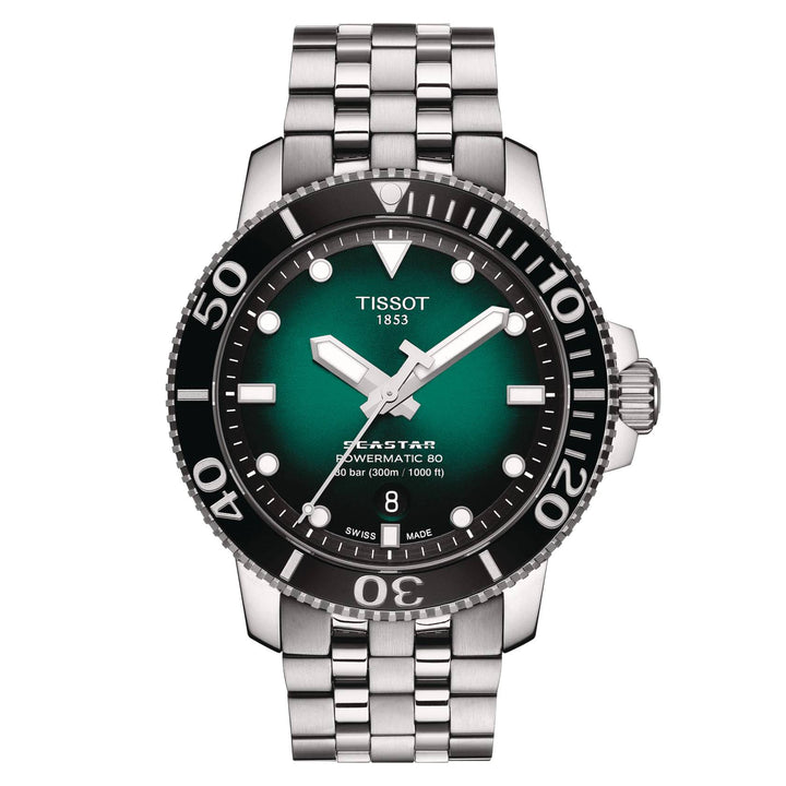 Orologio Tissot Uomo Powermatic 80 Acciaio Automatico Solo Tempo Data 300 m