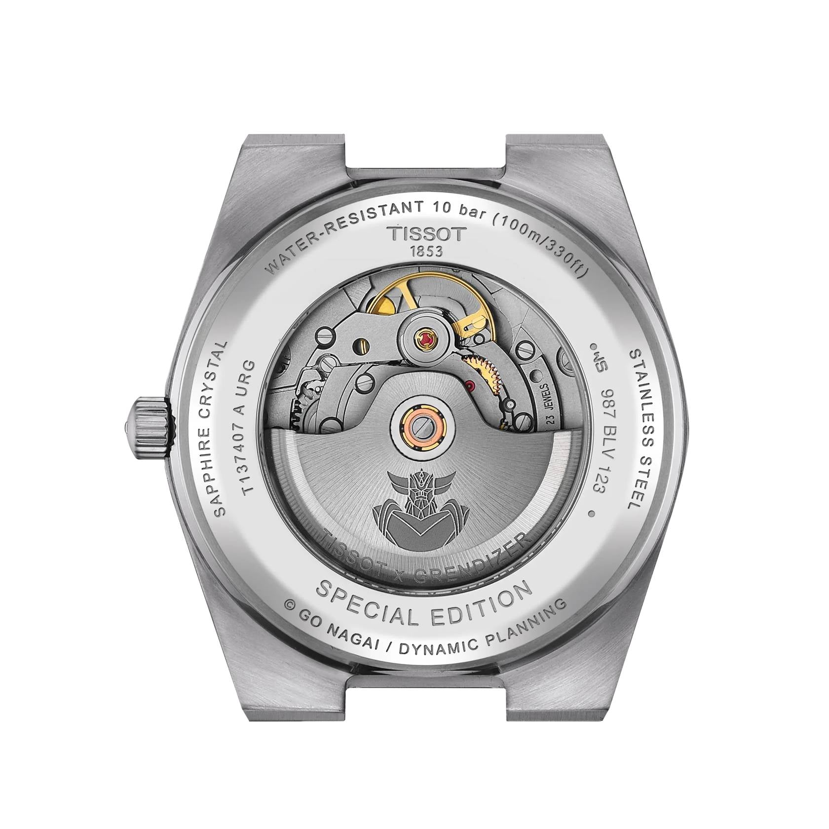 Orologio Uomo Tissot Prx Blu Ufo Robot Edizione Speciale T1374071104102