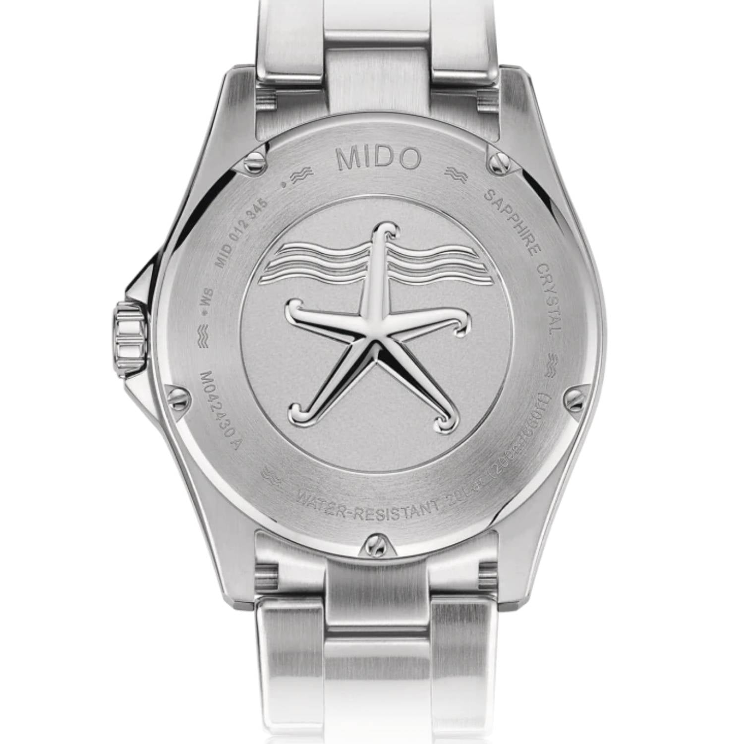 Orologio Uomo Mido Acciaio Ocean Star Calibro 80 Automatico Verde M0424301109100